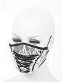 Black and White Romantic Lace Gothic Mask for Women