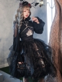 Black Dark Skull Gothic Lolita JSK Dress