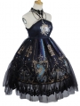 Black Dark Skull Gothic Lolita JSK Dress