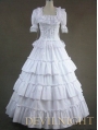 Classic White Long Prom Gothic Lolita Ball Gwons