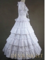 Classic White Long Prom Gothic Lolita Ball Gwons