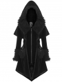 Black Velvet Winter Gothic Cape Coat for Women