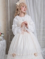 The Dawn Lady Beige Elegant French Lace Classic Lolita JSK Dress