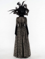 Gold Gogerous Court Gothic Victorian dress