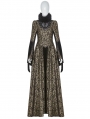 Gold Gogerous Court Gothic Victorian dress