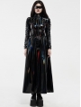 Cyber Rococo Laser Gothic Long Coat for Women