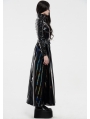 Cyber Rococo Laser Gothic Long Coat for Women