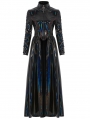 Cyber Rococo Laser Gothic Long Coat for Women