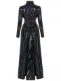 Cyber Rococo Laser Gothic Long Coat for Women