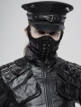 Black Gothic Punk Cool Face Masks for Men