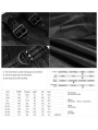 Black Gothic Punk Skull PU Leather Pants for Men