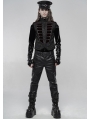 Black Gorgeous Retro Gothic Vest for Men