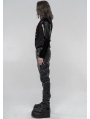 Black Gorgeous Retro Gothic Vest for Men