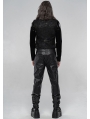 Black Gorgeous Retro Gothic Vest for Men