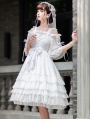 The Kiss Of Venus White Classic Lolita JSK Dress