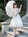 The Kiss Of Venus White Classic Lolita JSK Dress