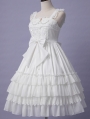 The Kiss Of Venus White Classic Lolita JSK Dress