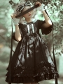 Miss Betty Black Gothic Short Sleeve Lolita OP Dress