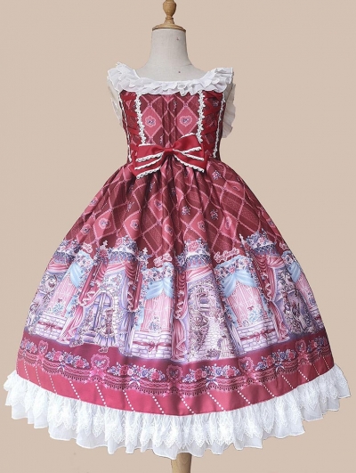 Infanta The Secret Garden Pattern Sweet Lolita JSK Dress