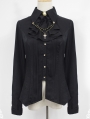 Neverland The Anthem Of Night Black Long Sleeve Gothic Lolita Blouse