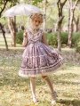 Satyrus Pattern Purple Side Opening Classic Lolita JSK Dress