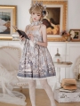 The unfinished poem pattern Grey Classic Lolita JSK Dress