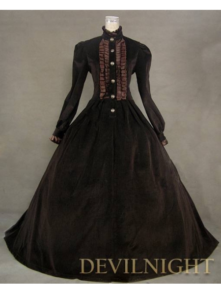 Long Sleeve Victorian Dress