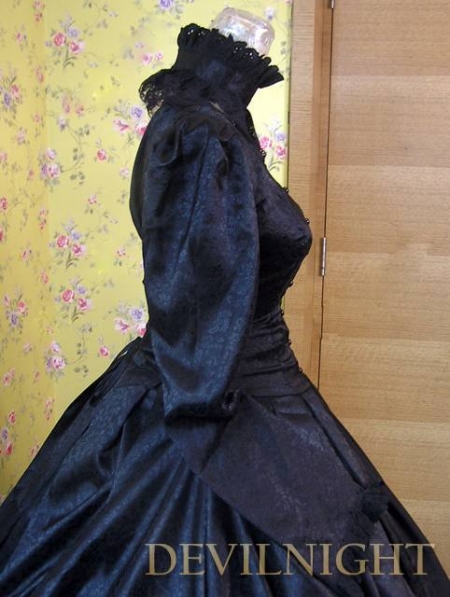 long black witch dress