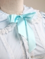 Blue Short Sleeves Sweet Lolita Blouse