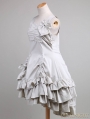 Ivory Victorian Style High-Low Classic Lolita Dress