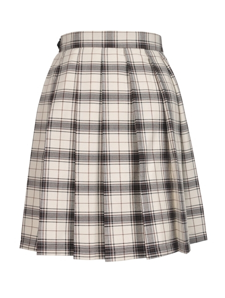 Ivory Street Fashion Gothic Grunge Irregular Pleated Plaid Short Skirt ...