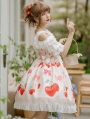 The Cherry and Strawberry Sweet Lolita JSK Dress