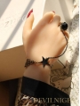 Punk Accessories Star Chain Bracelet Ring Jewelry