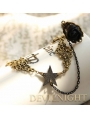 Punk Accessories Star Chain Bracelet Ring Jewelry