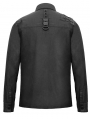 Black Gothic Punk Long Sleeve Shirt for Men