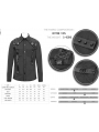 Black Gothic Punk Long Sleeve Shirt for Men