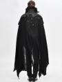 Black Halloween Gothic Vampire Irregular Long Cape for Men