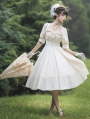 Carroll Manor Elegant Short Sleeve Classic Lolita OP Dress 