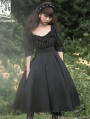 Carroll Manor Elegant Short Sleeve Classic Lolita OP Dress 