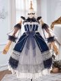 Star Night Blue Classic Lolita Tea Party JSK Dress

