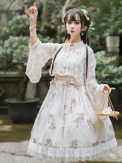 The Compendium Of Materia Medica Pattern Irovy Classic Lolita JSK Dress