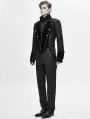 Black Retro Gothic Party Swallow Tail Coat for Men