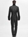 Black Retro Gothic Party Swallow Tail Coat for Men