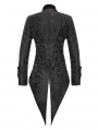 Black Retro Gothic Party Swallow Tail Coat for Men