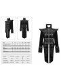 Black Retro Gothic Velvet Party Tail Coat for Men