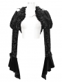 Black Vintage Gothic Short Swallow Tail Coat for Women
