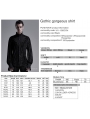 Black Vintage Gothic Palace Long Sleeve Shirt for Men