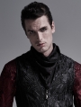 Black Vintage Gothic Scarf for Men