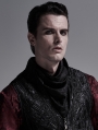 Black Vintage Gothic Scarf for Men