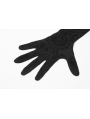 Black Daily Wear Vintage Pattern Gothic Gloves for Women